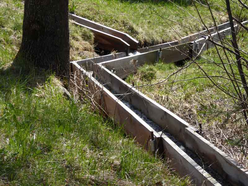 Waale und Rieselwiesen im Tiroler Oberland